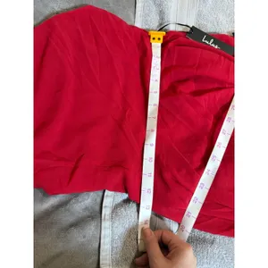 NWT Lulus Size Large Super Starlet‎ Red Lace-Up Maxi Dress Open Back Sexy thumbnail 5