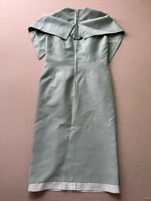 Vintage 1950s Cape Sleeve Cocktail Dress thumbnail 2