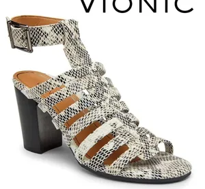Vionic Sami Snakeskin‎ Print Heels thumbnail 1