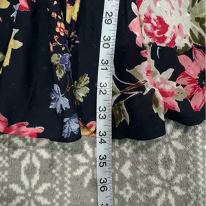 NWT Lulus Floral Fit & Flare Dress Crisscross Back Mini Summer Cottagecore Large thumbnail 13
