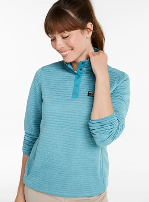 L.L. Bean Airlight Knit Quilted Pullover Sweatshirt thumbnail 1