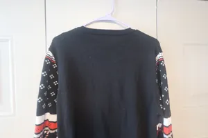 Primark deadpool ugly Christmas sweater in black, red and white size medium. thumbnail 11