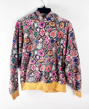 ARITZIA TNA The Cozy Fleece Mega Kangaroo Pocket Hoodie Pullover Size Small thumbnail 1