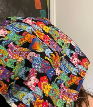 trippy cat bandana Multiple thumbnail 2