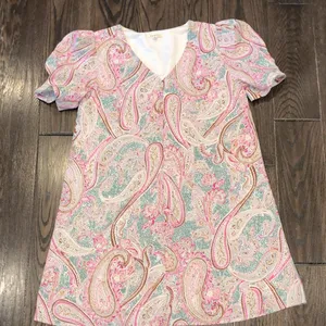 Jodifl pink paisley dress size small thumbnail 2