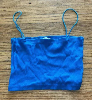 Zara blue tank top thumbnail 1