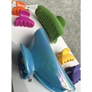 New Time And Tru Hair Claw Clip Lot of 2 Sets Colorful Retro Artsy Teacher Lg Sm thumbnail 7
