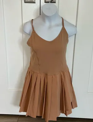 Aerie Tan Activewear romper thumbnail 1