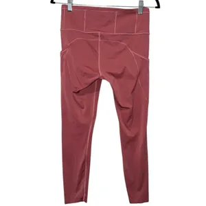 Lululemon Fast &‎ Free 7/8 Tight Cherry Tint Pink Legging 25" Sz 8 High Rise thumbnail 3