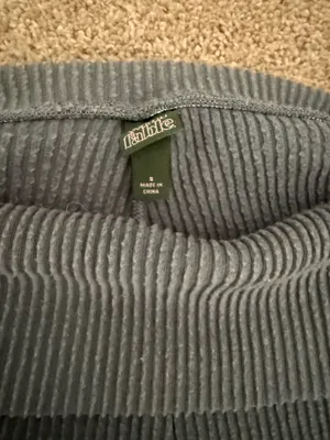 Wild Fable Blue Knit Lounge Pants thumbnail 3