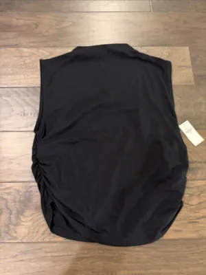 New with Tags Old Navy Fitted Mock Neck Cropped Top Sz M thumbnail 5