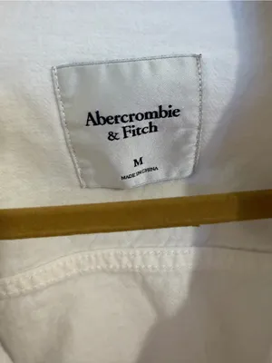 Abercrombie & Fitch White Denim Jacket thumbnail 7
