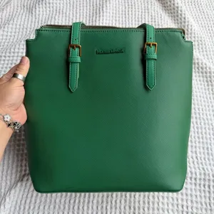 Montana West Green Tote with Gold Buckle Accents thumbnail 1