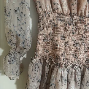 TCEC Blush Floral Long Sleeve Dress thumbnail 3
