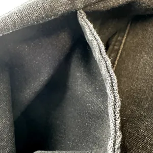 Vintage Christine Alexander Jean Jacket Swarovski Crystals Full Zip Black Large thumbnail 3