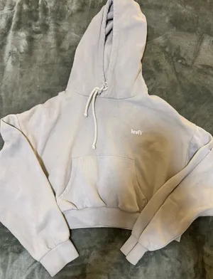 Levi’s Tan Cropped Hoodie thumbnail 1