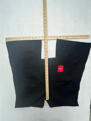 Spanx Perfect Pant Hi-Rise Flare Black Pintuck Work Pants NWT Size XL thumbnail 10