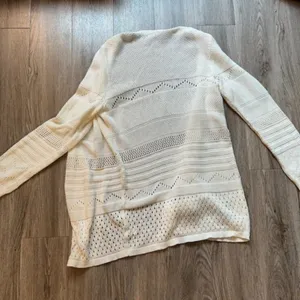 Draped Front Mixed Stitch Cardigan Plus Size 2X thumbnail 9