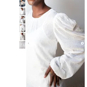 Eva Franco Sheer Sequined Blouse White thumbnail 5