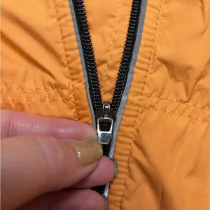 Nike Womens Vintage Y2K Full Zip Orange Windbreaker Size Medium 8-10 Lightweight thumbnail 6