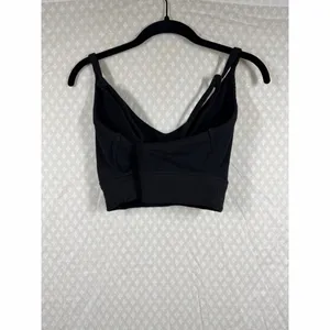 Aerie‎ Offline Black The Hugger Medium Support Racerback Sports Bra thumbnail 3