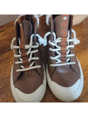 Sperry Brown High-Top Sneakers Hiking Wool Gorpcore Sz 6.5 thumbnail 4