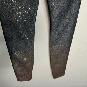 Beyond‎ Yoga Alloy Gray Ombre Rose Gold Speckled High Rise Athletic Leggings thumbnail 10