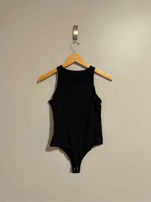 SKIMS Fits Everybody High Neck Bodysuit in Black size XL thumbnail 4