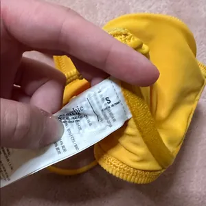 Abercrombie & Fitch Yellow Bikini Top ONLY thumbnail 3