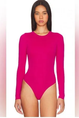 Good American Scuba Crewneck Bodysuit thumbnail 1