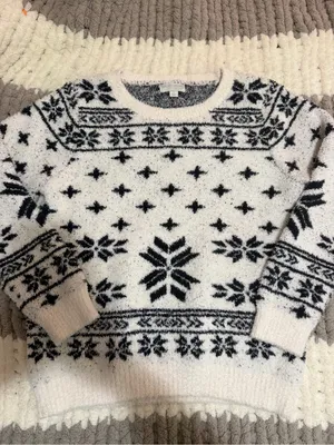 Barefoot dreams cozy chic seaside crewneck Pullover size large thumbnail 2