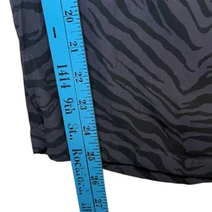 Rails Callan Charcoal Tiger Striped Belted Jumpsuit Wide Leg‎ Cropped Chic L thumbnail 11