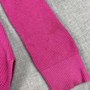 Lauren Ralph Lauren Sweater Womens M Pink Cowl Neck Waffle Knit Pullover thumbnail 8