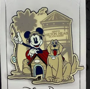 Disney parks DVC Hilton head island resort Mickey Mouse & shadow trading pin NWT thumbnail 1