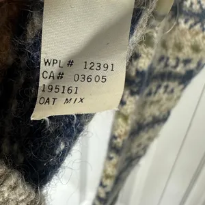Northern Isles XL Wool Blend Nordic Fair Isle Cardigan Sweater USA Vtg Grandma thumbnail 5
