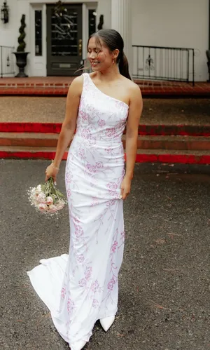 Ashley Lauren One-Shoulder Prom Dress thumbnail 1