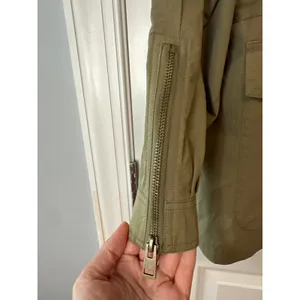 Free People OOFWEAR Oversized Khaki Cotton Rain‎ Duster Jacket Size 12 NWT thumbnail 9