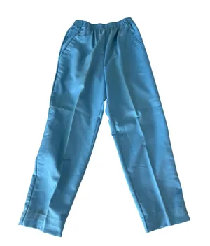 Vintage Levis Sportswear Pants Womens 14 Blue Elastic Waist Straight Leg USA thumbnail 1