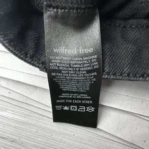 Wilfred Free Black Retro Cargo Pant‎ Women Size 8 | Baggy Barrel Utility Grunge thumbnail 9