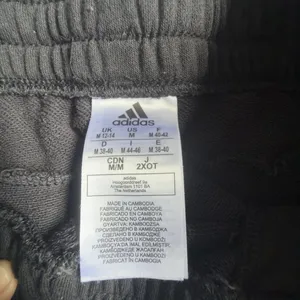 Adidas black joggers with white logo detail. size‎ M thumbnail 8