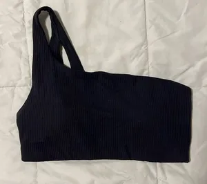Lululemon ribbed bra one shoulder thumbnail 1