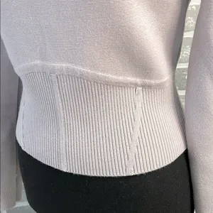 NWT Abercrombie & Fitch Ribbed Slim Corset Sweater‎ Women’s Size Medium thumbnail 11