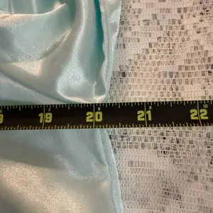 Delicates Vintage Light Blue Nightgown Size Small With Embroidery and Lace thumbnail 17