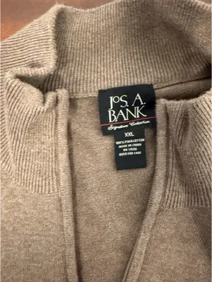 Men’s Quarter-Zip Jos. A. Bank sweater XXL thumbnail 2