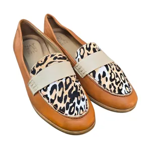 Naturalizer Veronica Loafers Leopard Print Leather Slip On Comfort Shoes‎ 9.5M thumbnail 1