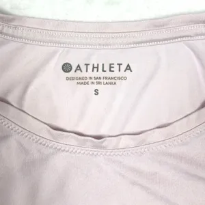 Athleta Limitless Tee‎ Womens Short Sleeve Workout Shirt Performance Pink Small thumbnail 7