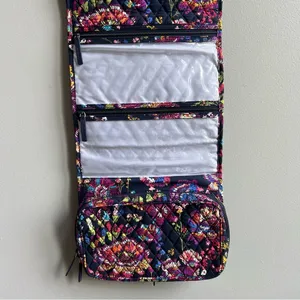 Vera Bradley Quilted Floral Hanging Organizer Travel Tote Bag in Navy thumbnail 4
