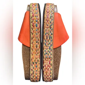 Free People Vibrant Orange Buckle Sandals thumbnail 8