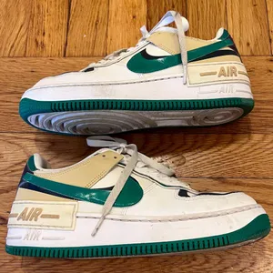 Nike Women's Air Force 1 Shadow Malachite/Midnight Navy Sneakers DZ1847-102 Sz 8 thumbnail 3