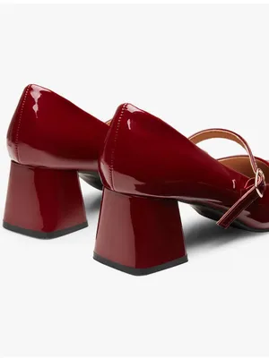 NIB Classic Mary Jane Block Heel Pumps thumbnail 7